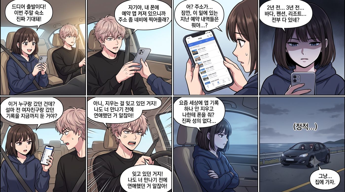 남친 폰으로 네비 찍다 차 돌려 나온 썰 미리보기